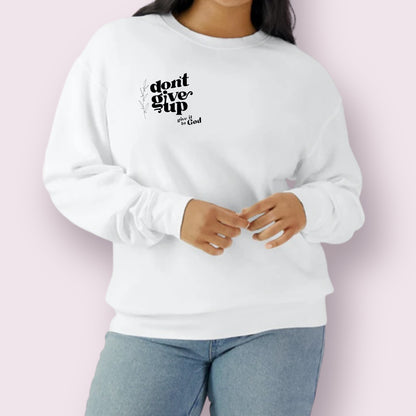 White "FAITH" Crewneck Unisex